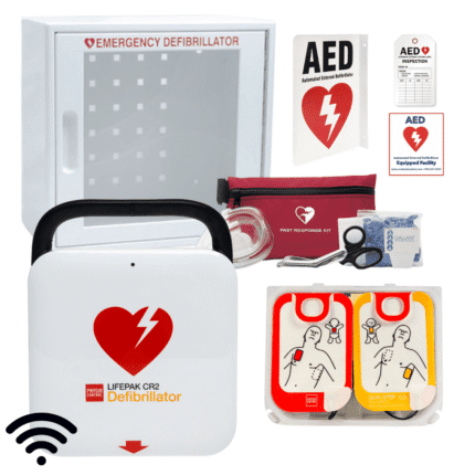 LIFEPAK CR2 Complete School AED Package Wi-Fi Connected